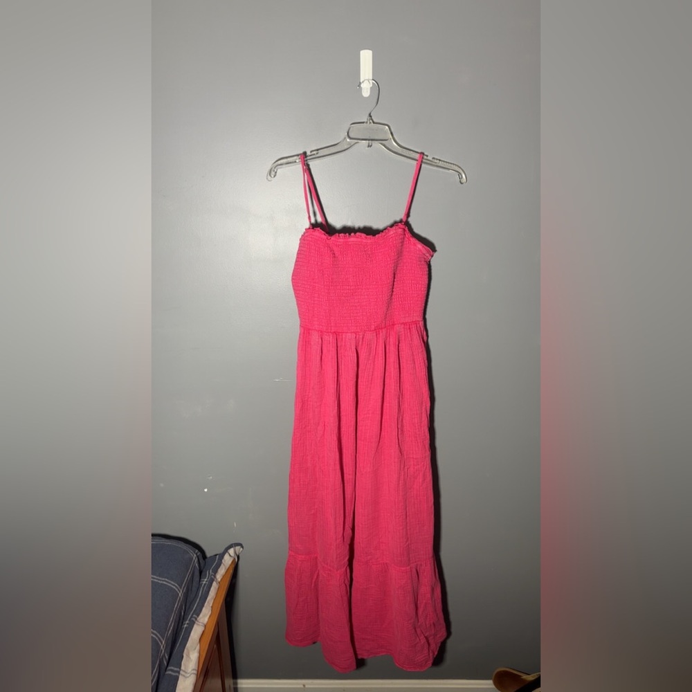 Anthropologie Marisol Smocked Maxi Dress Size Small - Picture 2 of 4